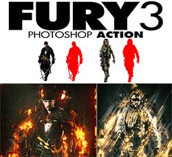极品PS动作－火影重重：Fury 3 Photoshop Action
